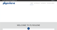 Desktop Screenshot of plysolene.co.uk
