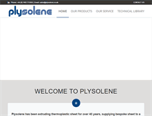 Tablet Screenshot of plysolene.co.uk